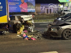 Pijany 26-latek bez uprawnień spowodował karambol na Białołęce