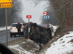 Dotarliśmy do nagrania z porannej kolizji