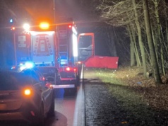 Tragedia na drodze wojewódzkiej koło Parczewa. Nie żyje motorowerzysta, kierowca auta uciekł