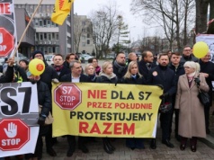 Kraków. Prezydent Miszalski popiera protest przeciw planom budowy drogi S7