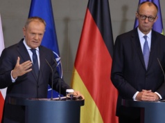 "Słowa nie wystarczą". Niemieckie media komentują wizytę Donalda Tuska