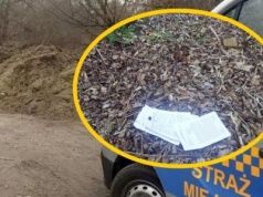 Leżały w trawie nad Wisłą. Strażnicy miejscy znaleźli dokumenty pełne poufnych danych