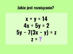 Uczniowie rozwiązują to zadanie bez problemu. Ale nie wszyscy dorośli dają radę