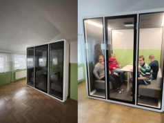 ,,W trosce o uczniów naszej szkoły”. W sądeckiej placówce powstała pierwsza kabina wyciszająca