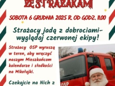 Słodkie mikołajki ze strażakami w sobotę w Rząśni