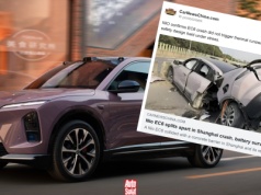 Wypadek chińskiego SUV-a. Tylna część 