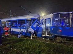 Zderzenie tramwajów na Bieńczyckiej. Poważne utrudnienia w ruchu