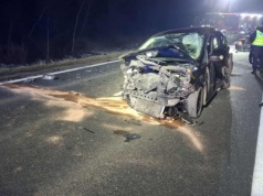 Podegrodzie: czołówka na obwodnicy. Dwie osoby poszkodowane