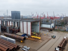 Pierwsze elementy stalowe dla morskiej farmy wiatrowej Baltica 2 gotowe