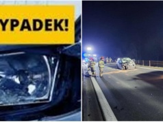 Wypadek na drodze krajowej w Gorlicach. Niebezpiecznie było też wieczorem (03.12) w Podegrodziu