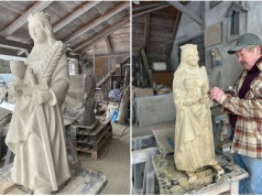 Św. Barbara już czuwa nad pracownikami Kopalni Surowców Skalnych w Klęczanach