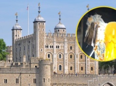 Gablota z królewską koroną oblana. Cztery osoby zatrzymane po zdarzeniu w Tower of London