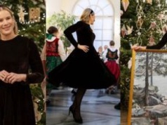 Marta Nawrocka pochwaliła się choinką w Pałacu Prezydenckim. Pierwsza dama ZATAŃCZYŁA z gośćmi z Zakopanego (ZDJĘCIA)