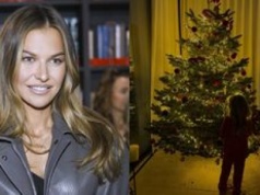 Anna Lewandowska ubrała choinkę w hiszpańskiej willi. Robert zawiesił lampki, a Laura pomogła z bombkami (FOTO)