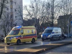 Zielona Góra. Potrącenie 84-latka na przejściu dla pieszych (ZDJĘCIE CZYTELNIKA)