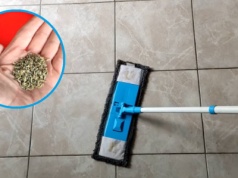 Podłogi myję wodą z sypkim dodatkiem. Lśnią i pachną przez wiele dni