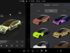 Tesla Holiday Update 2025, czyli świąteczna aktualizacja Tesli. Wizualizacja Superchargerów, oklejenia, teoretycznie: bupasy