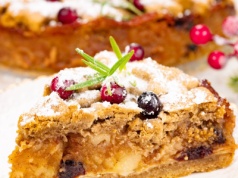 Szarlotka świąteczna