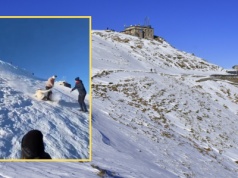 "Nie bój się, złapię cię". Zaskakujące zachowanie na Kasprowym Wierchu