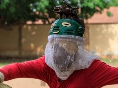 Ceremonialny taniec masek Gèlèdé