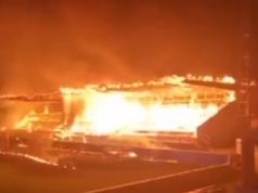Spadek, a teraz taka tragedia. Stadion 9-krotnego mistrza kraju stanął w płomieniach