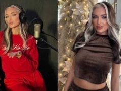 Caroline Derpienski w odświeżonych pasemkach zapowiada premierę nowego singla świątecznego. Czekacie?