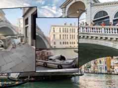 Kobieta ukradła łódź w Wenecji. Policja ruszyła w pościg. Wszystko się nagrało