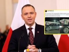 Brudna limuzyna dla Karola Nawrockiego wywołała burzę w sieci. MSZ odpowiada na zarzuty