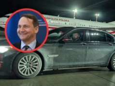 Awantura o brudną limuzynę dla Nawrockiego. Sikorski zabiera głos