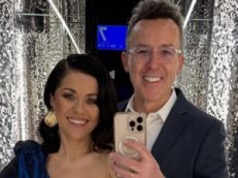 Eleganccy Katarzyna Cichopek i Maciej Kurzajewski dalej świętują: 