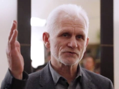 Aleś Bialacki na wolności. 