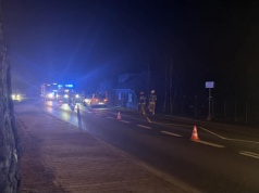 Potrącenie pieszego na pasach. Rudnik