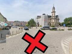 Rynek w Nowym Sączu odcięty od ul. Lwowskiej. Od 16 grudnia duże zmiany w kursowaniu autobusów