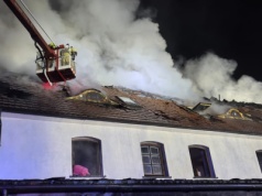 Potężny pożar na Dolnym Śląsku. Płonął 