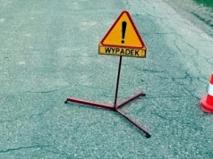 Wypadek pod Ciechanowem. Jedna osoba została ranna