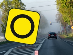 Żółty kwadrat z czarnym okręgiem. Wielu kierowców nie zna tego znaku