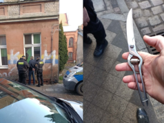 Chodził po Grudziądzu z 40-centymetrowym sekatorem do mięsa. Zatrzymali go strażnicy miejscy