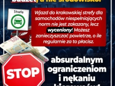 Strefa Czystego Transportu w Krakowie dba o… miejski budżet, a nie środowisko!