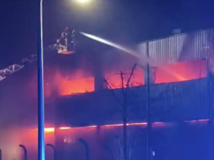 Płonie hala w Stalowej Woli