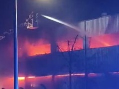 Duży pożar w Stalowej Woli. Prezydent miasta apeluje do mieszkańców