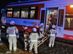 Kolizja szynobusa z pojazdem osobowym