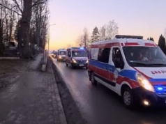 Syreny zamiast ciszy. Wzruszające pożegnanie Marcina