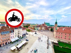 Koniec spotkań motocyklistów pod Kolumną Zygmunta w Warszawie? Mieszkańcy wywalczyli zakaz wjazdu motocykli