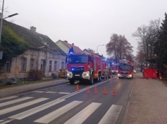 Tragiczny pożar domu jednorodzinnego w Wałczu