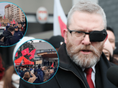 Policja i tłumy przed szpitalem. Zewsząd słychać krzyki, wiemy co się dzieje