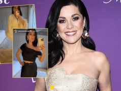 Katarzyna Cichopek urządziła pokaz mody w sypialni. Małżeńskie łoże i suknia z piórami