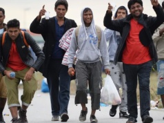 Olbrzymi napływ migrantów do Niemiec