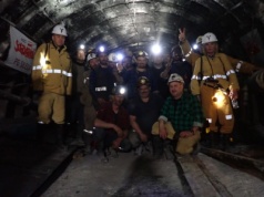 Wigilijne nabożeństwo i szef Solidarności w kopalni. Trwa protest w PG Silesia