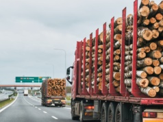 Ciężarówki z drewnem niszczą lokalne drogi. Samorządy chcą zmian w finansowaniu remontów
