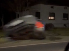 Kolejne auto w rowie. Wieczorne zdarzenie w Nowej Wsi